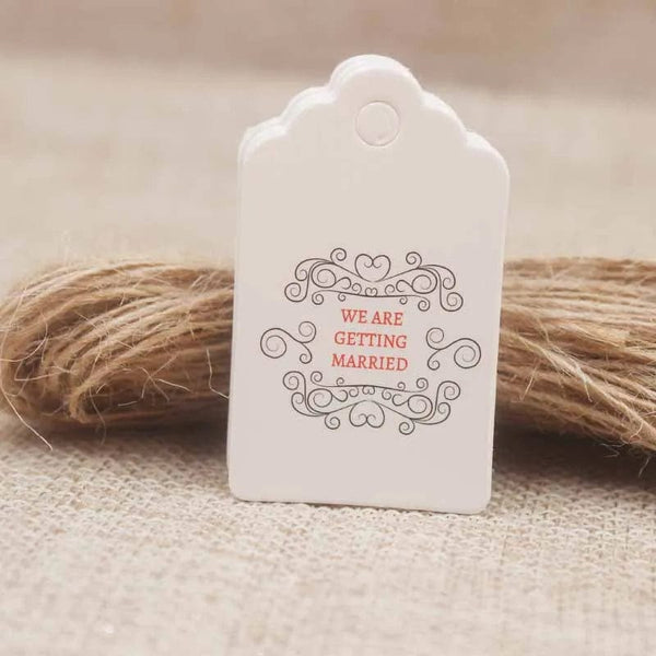 Planet Gates 8 100pc+20m hemp rope gilding thank you for hanging tag cowhide black and white cardboard blank handmade DIY heart circle label