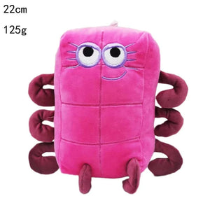Planet Gates 8 14-30cm Cartoon number Plush Doll Toy Educational Stuffed Movie TV number Toys Kids Gift early childhood education doll