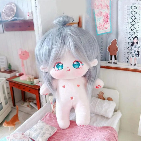 Planet Gates 8 20cm Cotton Doll Soft Stuffed Plush Doll Dress Up Dolls Cute Plush Toy Anime Can Be Placed in A Shape Nude Doll Accessories