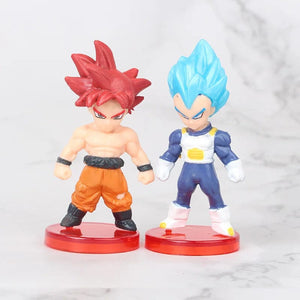Planet Gates 8-21PCS Dragon Ball Z Set Super Son Goku Vegeta Broly Buu Action Figure Anime Figurines Ultra Instinct Model Gifts Toys