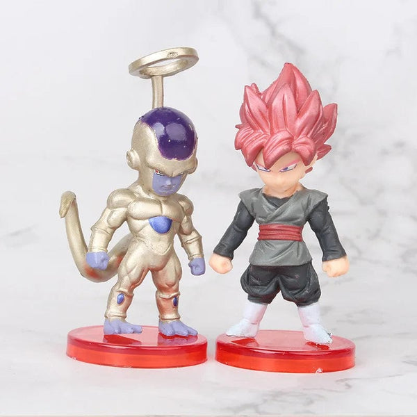 Planet Gates 8-21PCS Dragon Ball Z Set Super Son Goku Vegeta Broly Buu Action Figure Anime Figurines Ultra Instinct Model Gifts Toys