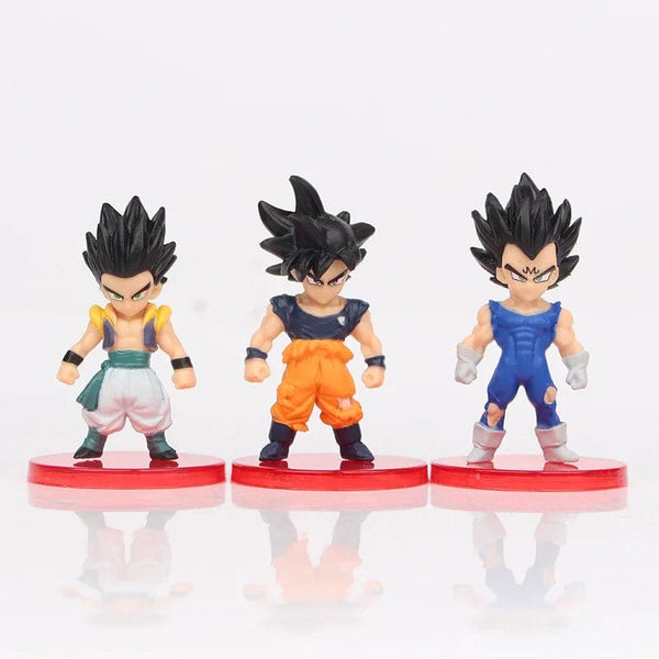 Planet Gates 8-21PCS Dragon Ball Z Set Super Son Goku Vegeta Broly Buu Action Figure Anime Figurines Ultra Instinct Model Gifts Toys