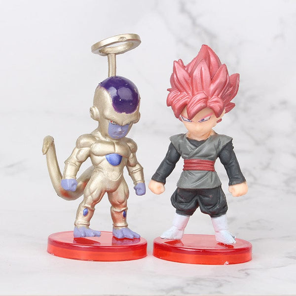 Planet Gates 8-21PCS Dragon Ball Z Set Super Son Goku Vegeta Broly Buu Action Figure Anime Figurines Ultra Instinct Model Gifts Toys