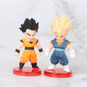 Planet Gates 8-21PCS Dragon Ball Z Set Super Son Goku Vegeta Broly Buu Action Figure Anime Figurines Ultra Instinct Model Gifts Toys