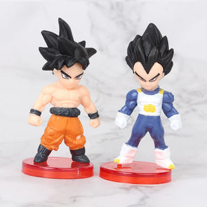 Planet Gates 8-21PCS Dragon Ball Z Set Super Son Goku Vegeta Broly Buu Action Figure Anime Figurines Ultra Instinct Model Gifts Toys