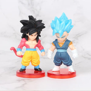 Planet Gates 8-21PCS Dragon Ball Z Set Super Son Goku Vegeta Broly Buu Action Figure Anime Figurines Ultra Instinct Model Gifts Toys