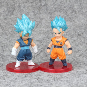 Planet Gates 8-21PCS Dragon Ball Z Set Super Son Goku Vegeta Broly Buu Action Figure Anime Figurines Ultra Instinct Model Gifts Toys
