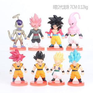 Planet Gates 8-21PCS Dragon Ball Z Set Super Son Goku Vegeta Broly Buu Action Figure Anime Figurines Ultra Instinct Model Gifts Toys