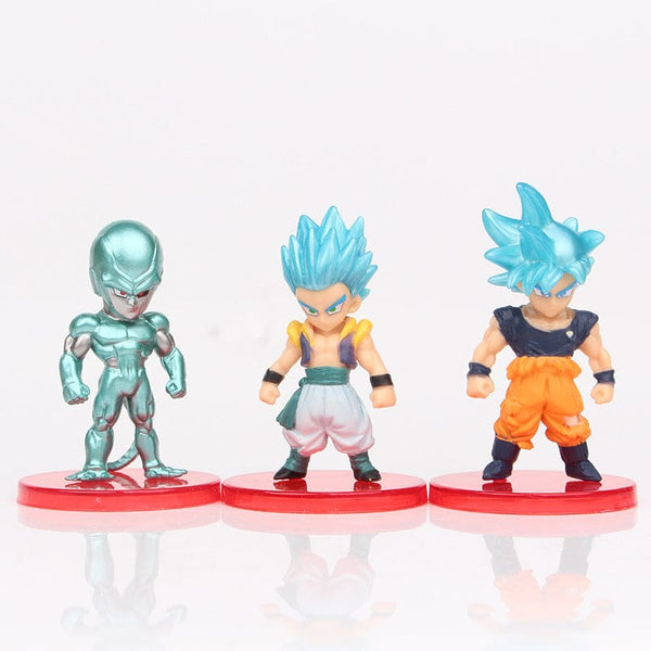 Planet Gates 8-21PCS Dragon Ball Z Set Super Son Goku Vegeta Broly Buu Action Figure Anime Figurines Ultra Instinct Model Gifts Toys