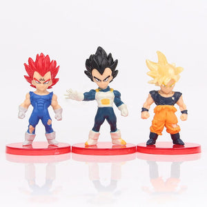 Planet Gates 8-21PCS Dragon Ball Z Set Super Son Goku Vegeta Broly Buu Action Figure Anime Figurines Ultra Instinct Model Gifts Toys
