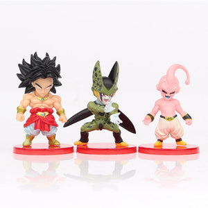 Planet Gates 8-21PCS Dragon Ball Z Set Super Son Goku Vegeta Broly Buu Action Figure Anime Figurines Ultra Instinct Model Gifts Toys