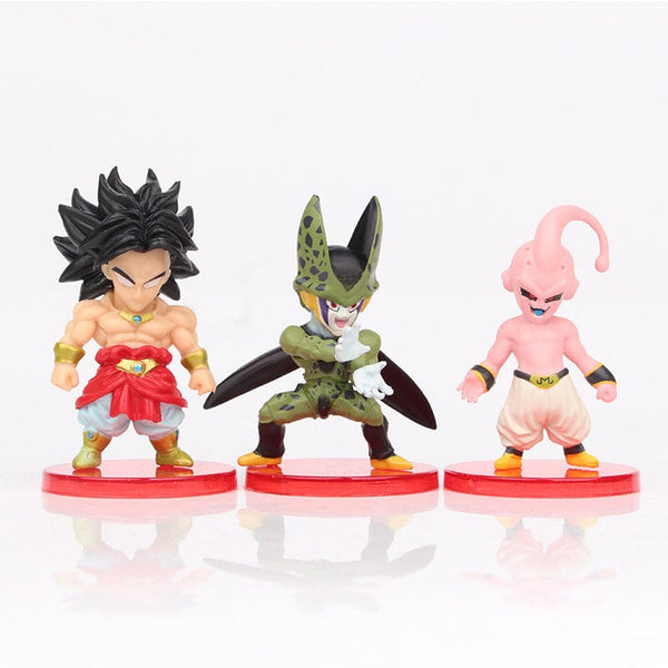 Planet Gates 8-21PCS Dragon Ball Z Set Super Son Goku Vegeta Broly Buu Action Figure Anime Figurines Ultra Instinct Model Gifts Toys