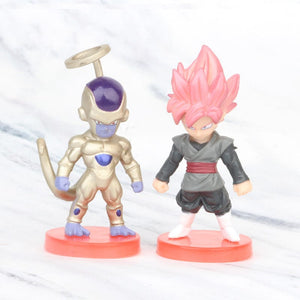 Planet Gates 8-21PCS Dragon Ball Z Set Super Son Goku Vegeta Broly Buu Action Figure Anime Figurines Ultra Instinct Model Gifts Toys
