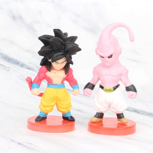 Planet Gates 8-21PCS Dragon Ball Z Set Super Son Goku Vegeta Broly Buu Action Figure Anime Figurines Ultra Instinct Model Gifts Toys