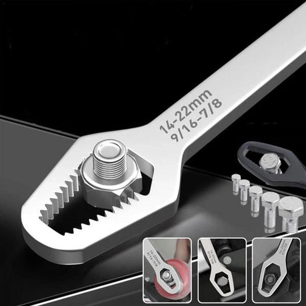 Planet Gates 8-22mm Universal Torx Wrench Self-tightening Adjustable Glasses Wrench Board Double-head Torx Spanner Hand Tools for Factory