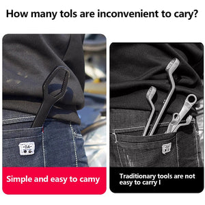 Planet Gates 8-22mm Universal Torx Wrench Self-tightening Adjustable Glasses Wrench Board Double-head Torx Spanner Hand Tools for Factory