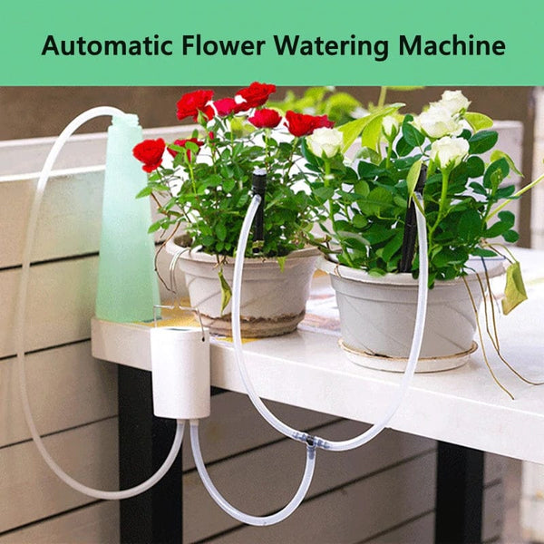 Planet Gates 8/4/2 Head Automatic Watering Pump Controller Flowers Plants Home Sprinkler Drip Irrigation Device Pump Timer System Garden