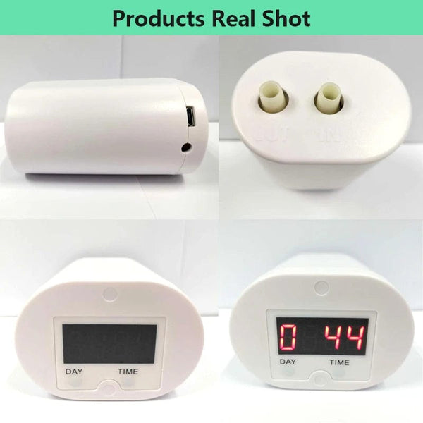 Planet Gates 8/4/2 Head Automatic Watering Pump Controller Flowers Plants Home Sprinkler Drip Irrigation Device Pump Timer System Garden Tool