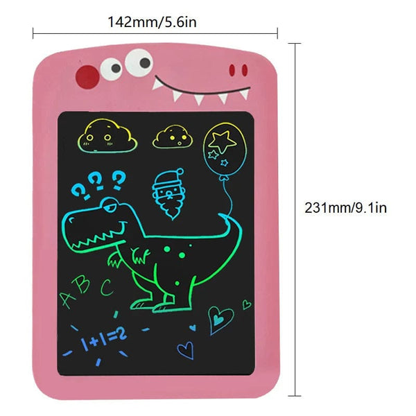 Planet Gates 8.5/in Cartoon LCD Writing Tablet Drawing Board Kids Graffiti Sketchpad Toys Handwriting Blackboard Magic Drawing Board Toy Gift