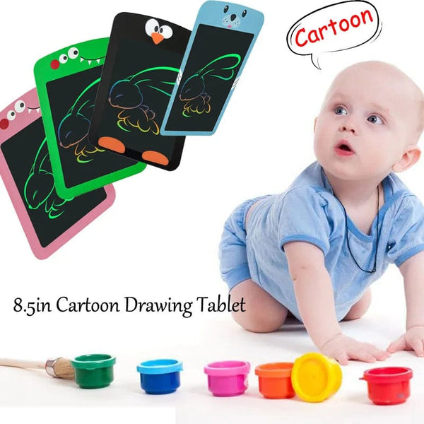 Planet Gates 8.5/in Cartoon LCD Writing Tablet Drawing Board Kids Graffiti Sketchpad Toys Handwriting Blackboard Magic Drawing Board Toy Gift