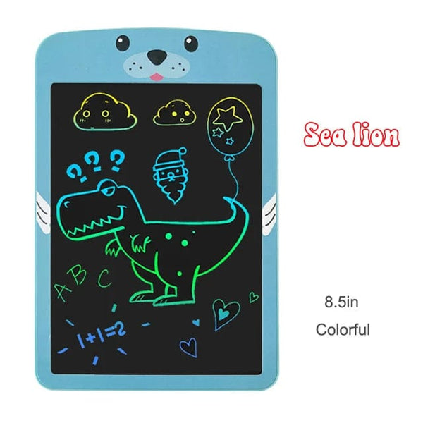 Planet Gates 8.5/in Cartoon LCD Writing Tablet Drawing Board Kids Graffiti Sketchpad Toys Handwriting Blackboard Magic Drawing Board Toy Gift