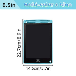 Planet Gates 8.5 inch Blue 6.5/8.5/10/12 inch LCD Writing Tablet Drawing Board Montessori Educational Toys for Children Drawing Toys for Kids Boys Gifts