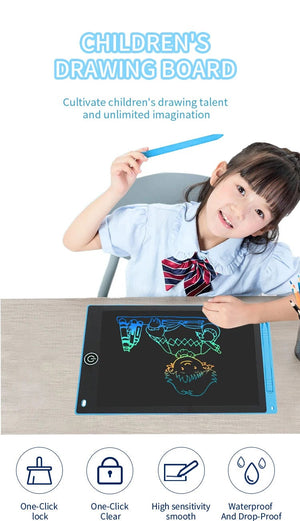Planet Gates 8.5 Inch LCD Writing Tablet Drawing Board Graffiti Sketchpad Mgaic Erasable Handwriting Pad Toys for Kids Boys Gifts