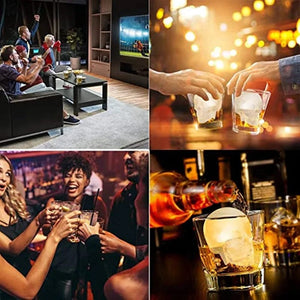 Planet Gates 8 Big Ice Tray Mold Giant Jumbo Large Food Grade Silicone Ice Cube Square Tray Mold DIY Ice Maker Ice Cube Tray