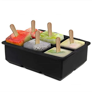 Planet Gates 8 Big Ice Tray Mold Giant Jumbo Large Food Grade Silicone Ice Cube Square Tray Mold DIY Ice Maker Ice Cube Tray