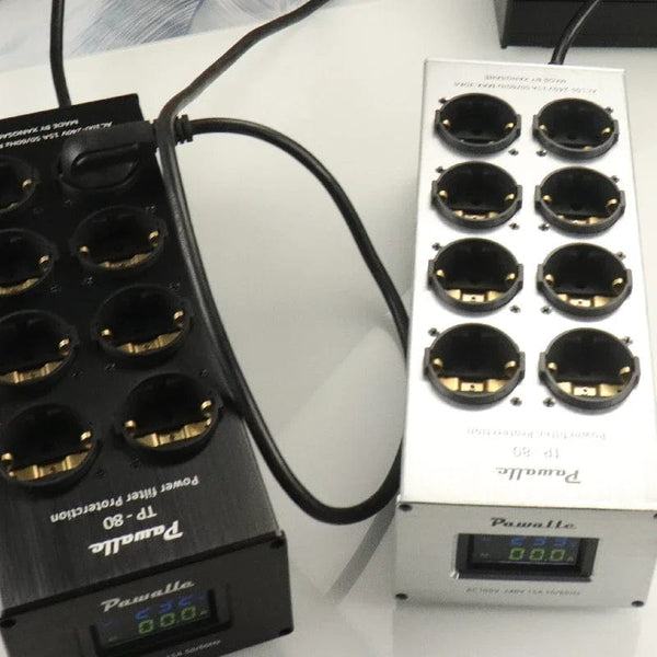 Planet Gates 8-bit European Standard 15 Amp 100-240 Volt Rated Power Filter power Purifier Socket