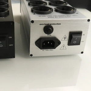 Planet Gates 8-bit European Standard 15 Amp 100-240 Volt Rated Power Filter power Purifier Socket