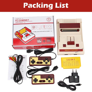 Planet Gates 8 Bit Video Game Console Built in 500 Classic Games Family Computer TV Game Console Support Game Cartridge For FC Retro Gaming