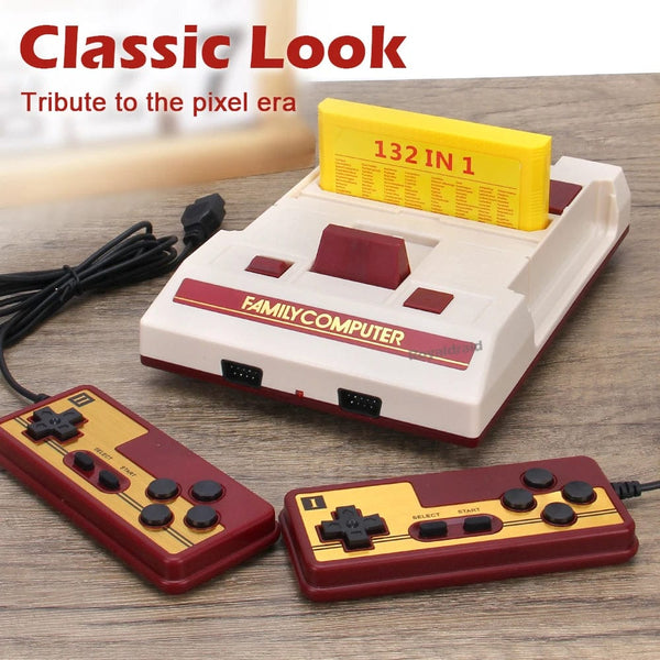 Planet Gates 8 Bit Video Game Console Built in 500 Classic Games Family Computer TV Game Console Support Game Cartridge For FC Retro Gaming