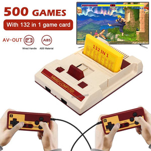 Planet Gates 8 Bit Video Game Console Built in 500 Classic Games Family Computer TV Game Console Support Game Cartridge For FC Retro Gaming