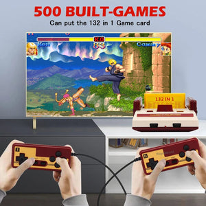 Planet Gates 8 Bit Video Game Console Built in 500 Classic Games Family Computer TV Game Console Support Game Cartridge For FC Retro Gaming