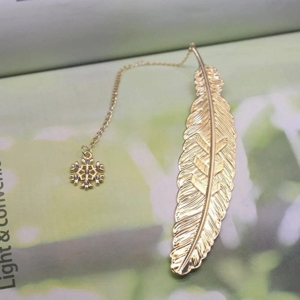 Planet Gates 8 Cute Metal Feather Bookmark  Kawaill Novelty Book Reading Item Creative Gift for Kids Children Stationery Teacher Supplies