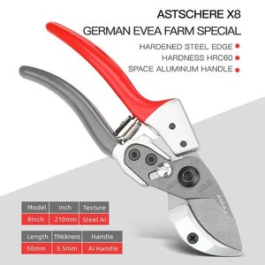 Planet Gates 8 In  1026 AIRAJ Scissors Pruning Trees Professional Garden Scissors Bonsai Bypass Pruning Shears Loppers Trim Fruit Tree Flower Shears