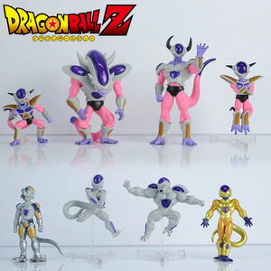 Planet Gates 8 PCS 7-10CM 8pcs/set Dragon Ball Z Figures King Cold Frieza Figurine Anime DBZ Freezer Action Figure PVC Collection Model Toys For Kids Gift