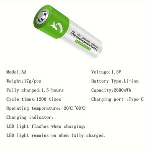 Planet Gates 8 PCS AA and cable / Russian Federation High capacity 1.5V AA 2600 mWh USB rechargeable li-ion battery for remote control mouse small fan Electric toy battery + Cable