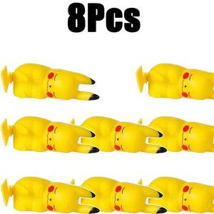 Planet Gates 8 Pcs No box 10 Pcs Hot Pokemon Pikachu Night Light Glowing Anime Figures Toy Pokemon Pikachu Cute Bedside Led Lamp Kawaii Children Gift