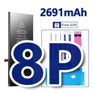 Planet Gates 8 Plus 3400mAh (HC) / CHINA High Quality 0 Cycles Battery For iPhone SE 2 4 4S 5 5S 5C 6 6S 7 8 Plus X XR XS 11 Pro Max 7P For  iPhone7 iPhonese 6splus