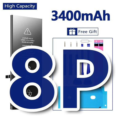 Planet Gates 8 Plus 3400mAh (HC) / CHINA High Quality 0 Cycles Battery For iPhone SE 2 4 4S 5 5S 5C 6 6S 7 8 Plus X XR XS 11 Pro Max 7P For  iPhone7 iPhonese 6splus