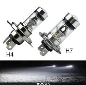 Planet Gates 8000K / H4 2Pcs 100W H4 H7 LED Car Headlight H11 H8 H9 H10 H1 H3 Car Fog Light Bulbs 9005 9006 Auto Driving Running Lamps 20000LM 80W 12V