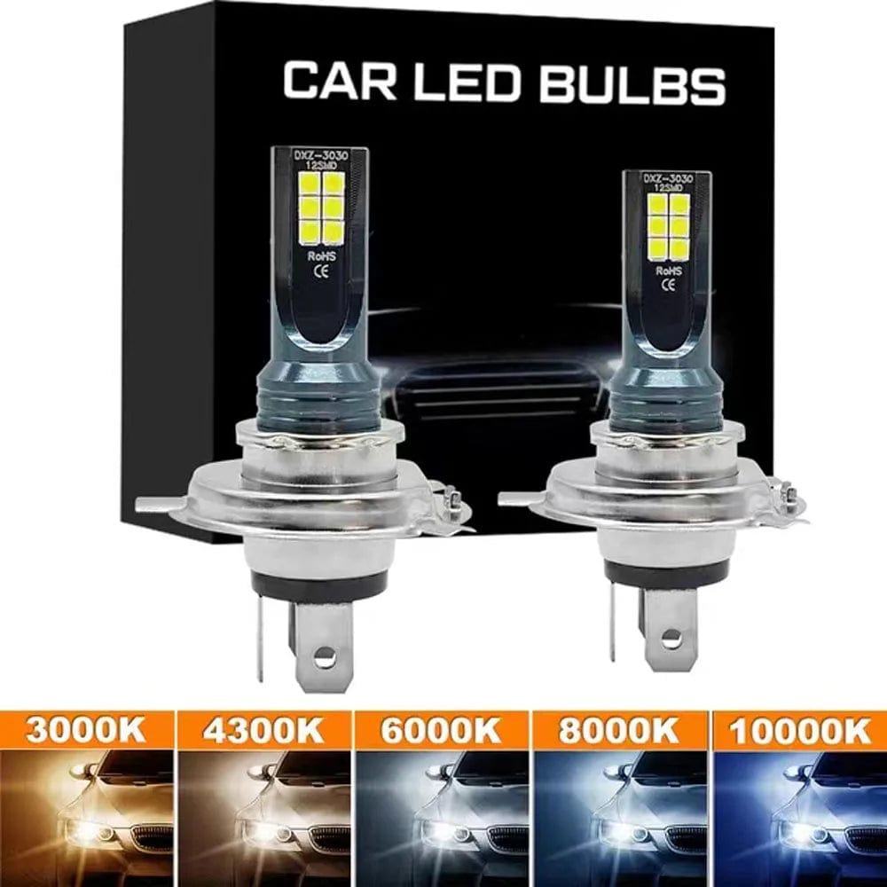 Planet Gates 8000K White Blue / H3 2Pcs Super Bright H4 H7 Led Bulb Car Headlight Motorcycle H1 H3 H8 H9 H11 Auto Fog Lamps 9005 9006 HB3 HB4 Light 12v 24V 80W