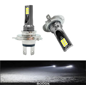 Planet Gates 8000K White Blue / H3 2Pcs Super Bright H4 H7 Led Bulb Car Headlight Motorcycle H1 H3 H8 H9 H11 Auto Fog Lamps 9005 9006 HB3 HB4 Light 12v 24V 80W