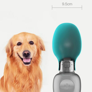 Planet Gates 800ml Portable Dog Water Bottle For Small Medium Big Dogs Outdoor Travel Drinking Bowl Puppy Cat Feeder Pet Labrador Accessories