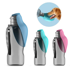 Planet Gates 800ml Portable Dog Water Bottle For Small Medium Big Dogs Outdoor Travel Drinking Bowl Puppy Cat Feeder Pet Labrador Accessories
