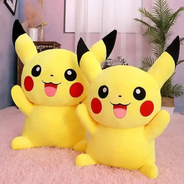 Planet Gates 80cm Big Size Pokemon Pikachu Plush Doll Japanese Anime Cute and soft  Pikachu Children's accompany Collection Toys Gifts