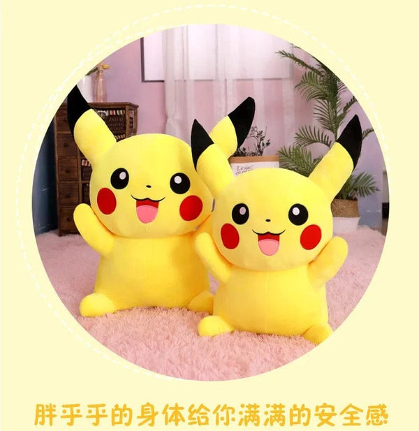 Planet Gates 80cm Big Size Pokemon Pikachu Plush Doll Japanese Anime Cute and soft  Pikachu Children's accompany Collection Toys Gifts