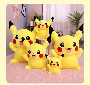 Planet Gates 80cm Big Size Pokemon Pikachu Plush Doll Japanese Anime Cute and soft  Pikachu Children's accompany Collection Toys Gifts